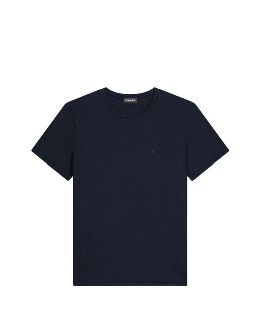 Dondup Blue Regular T-Shirt for men