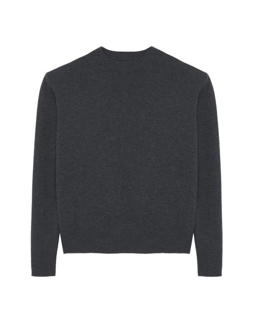 Frankie Shop Blue Rafaela Wool Oversized Sweater