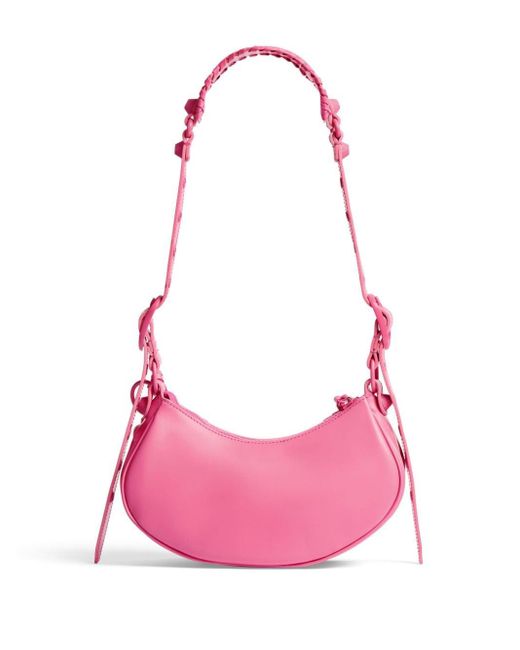 Balenciaga Pink Le Cagole Xs Leather Shoulder Bag - Women's - Leather