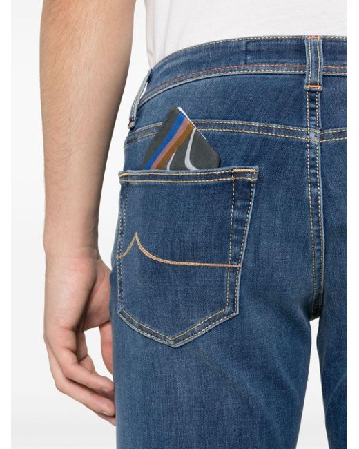 Jacob Cohen Blue Nick Super Slim Denim Jeans for men
