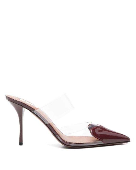 Alaïa Pink Le Coeur Mules