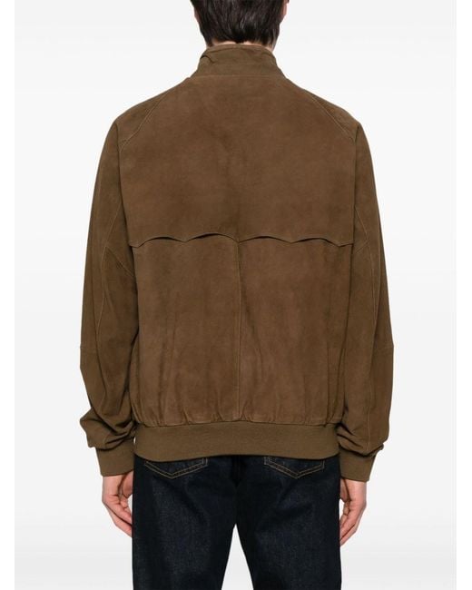 Baracuta Brown Suede Jacket for men