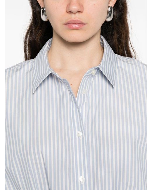 Woolrich White Striped Cotton Shirt