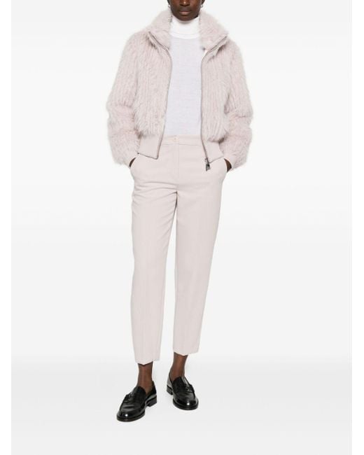 Forte Forte White Wool Turtle-Neck Sweater