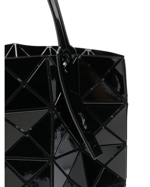 Borsa Tote Lucent di Issey Miyake in Black