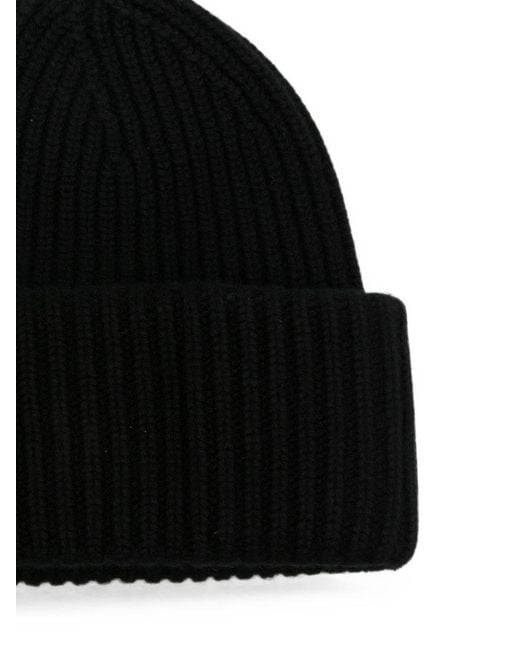 Soft Goat Black Wool Beanie