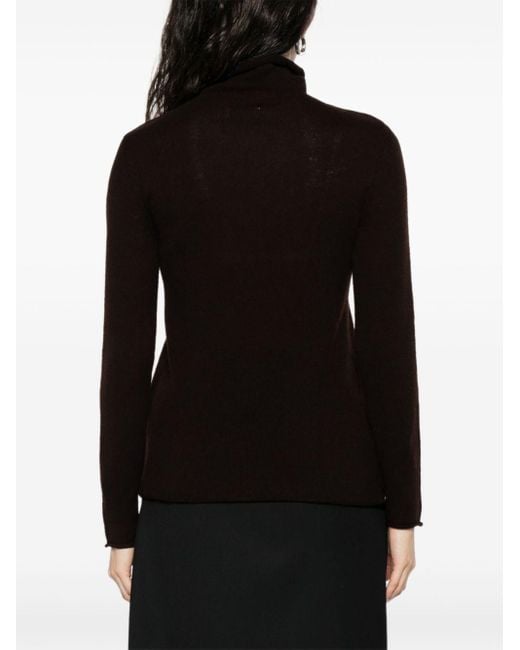 Be You Black Cashmere Turtle-Neck Sweater