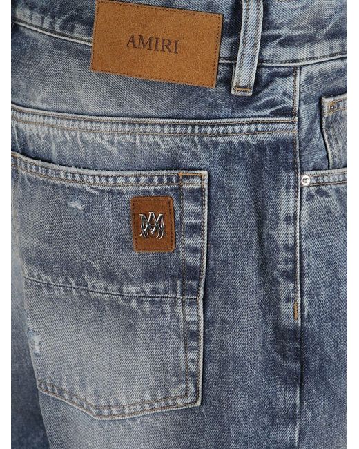 Amiri Blue Jeans Slashed Boot Cut for men