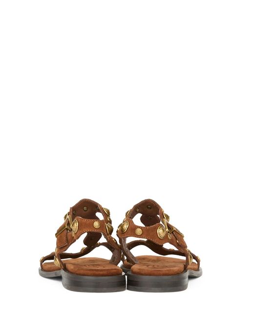 Ash Brown Phanny Sandals