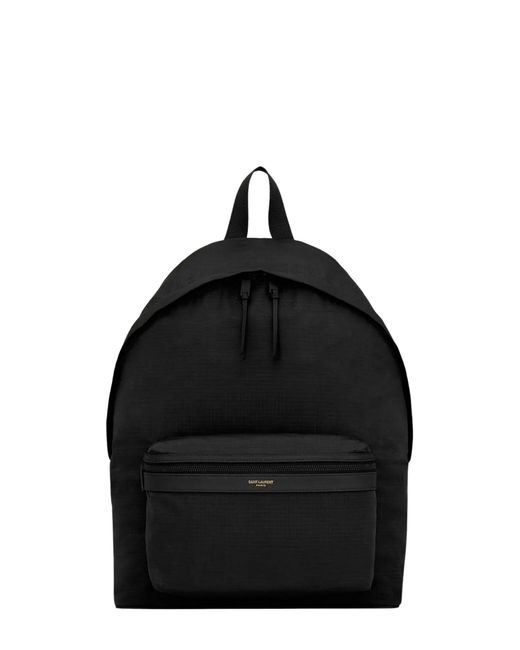 City Backpack di Saint Laurent in Black da Uomo