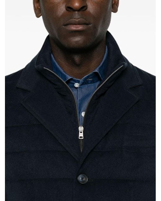 Herno Blue Padded Jacket for men