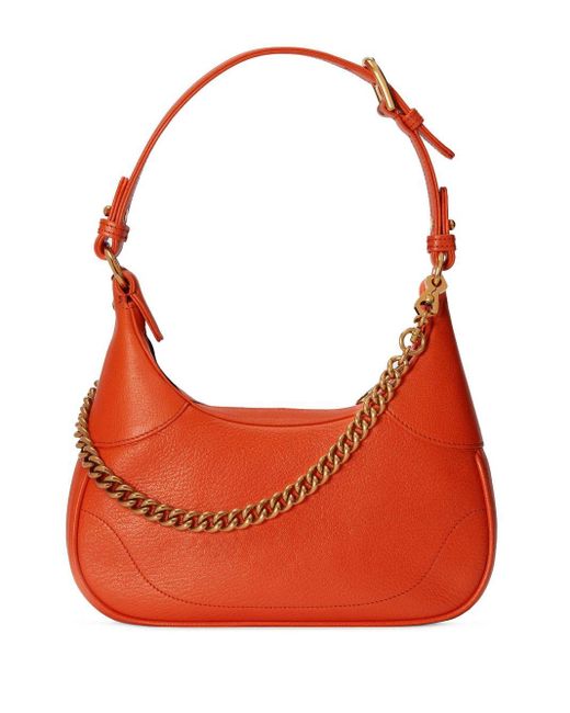 Gucci Orange Small Aphrodite Shoulder Bag