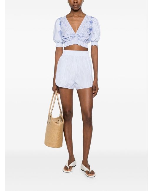 Ermanno Scervino White Cotton Shorts