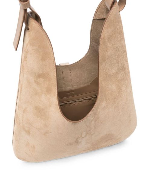 Tom Ford Natural Suede Leather Medium Hobo Bag