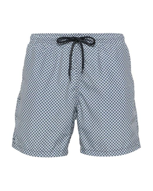 Drumohr Purple Swimsuit With Laces for men