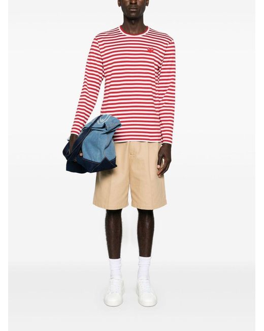 COMME DES GARÇONS PLAY Red Emblem Heart Cotton T-Shirt