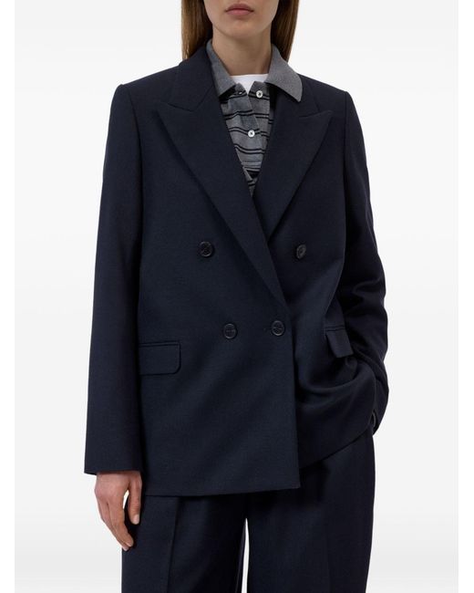 Closed Blue Double-Breasted Blazer Jacket