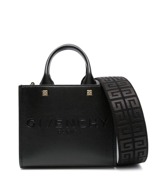 Givenchy Black G-tote Mini Leather Handbag