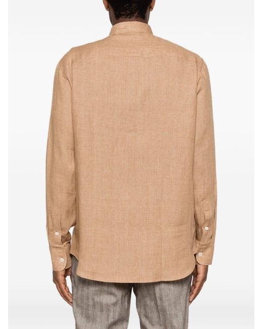 Brioni Natural Linen Shirt for men