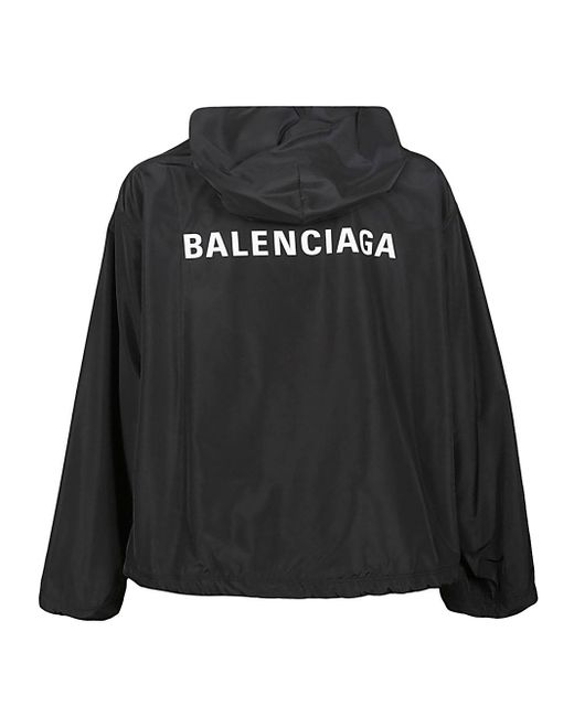 Giubbino con logo di Balenciaga in Black da Uomo