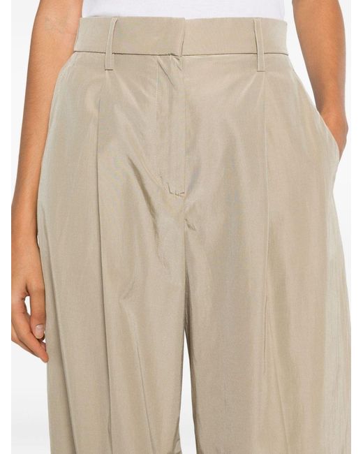 Forte_forte Natural Cotton Blend Trousers
