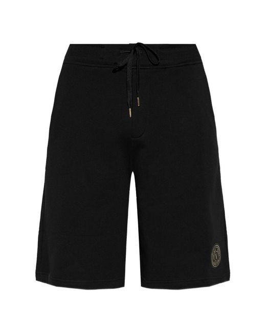 Versace Jeans Couture Black Cotton Polo for men