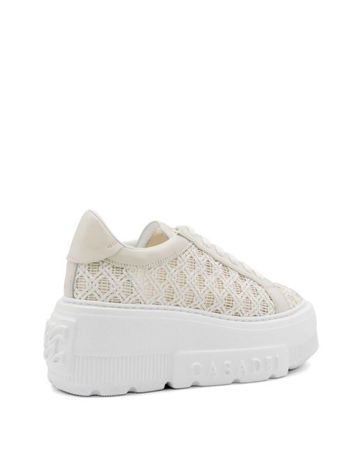 Casadei White Nexsu Sneakers