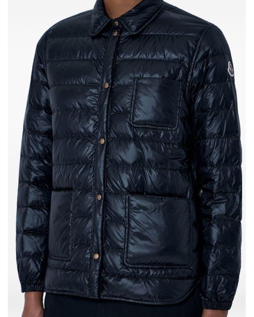 Moncler Blue Fouine Blouson Jacket