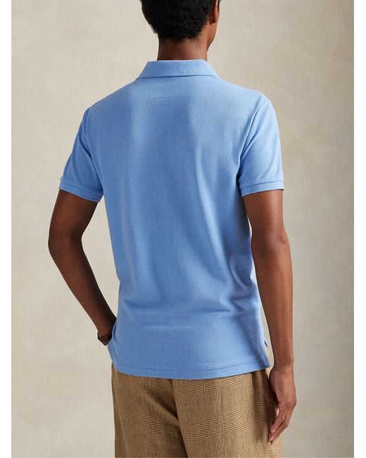 Polo Ralph Lauren Blue Polo The Iconic Mesh for men