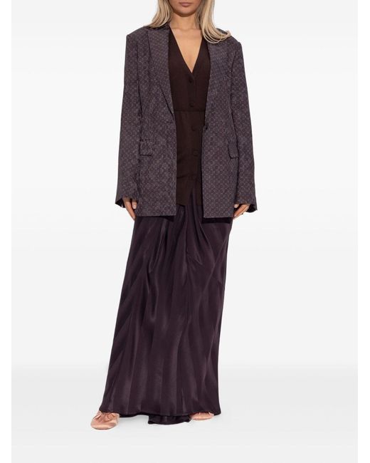 Dries Van Noten Black Baftan Single-Breasted Jacket