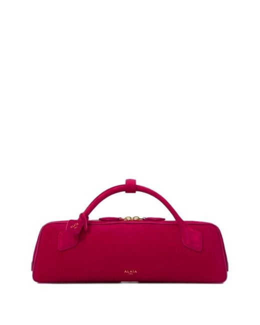 Alaïa Purple Le Teckel Leather Clutch