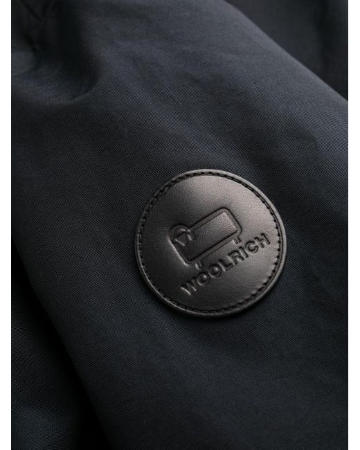 Woolrich Blue Boulder Parka Coat