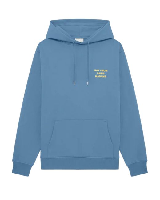 Drole de Monsieur Blue Slogan Sweatshirt for men