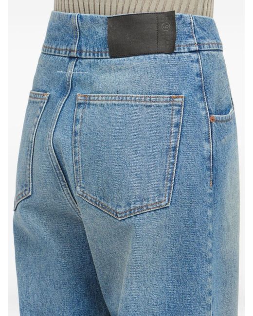 MM6 by Maison Margiela Blue Barrel Denim Jeans