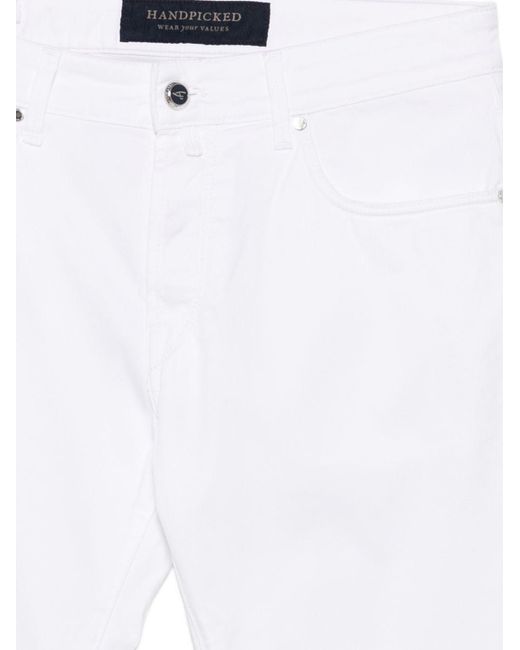 Hand Picked White Ravello Jeans for men
