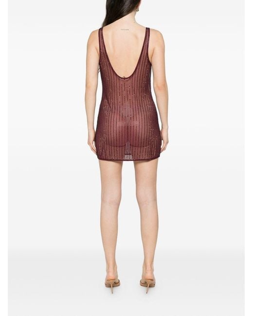 VENUJA Purple Mini Beach Dress