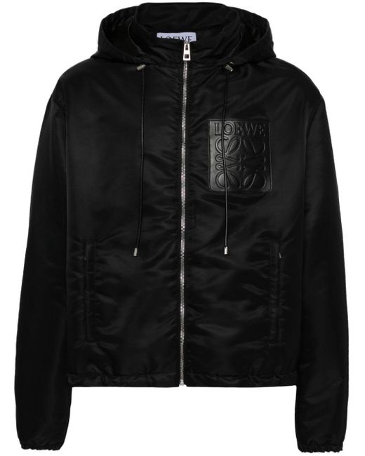 Loewe Black Anagram-embossed Zipped Jacket for men