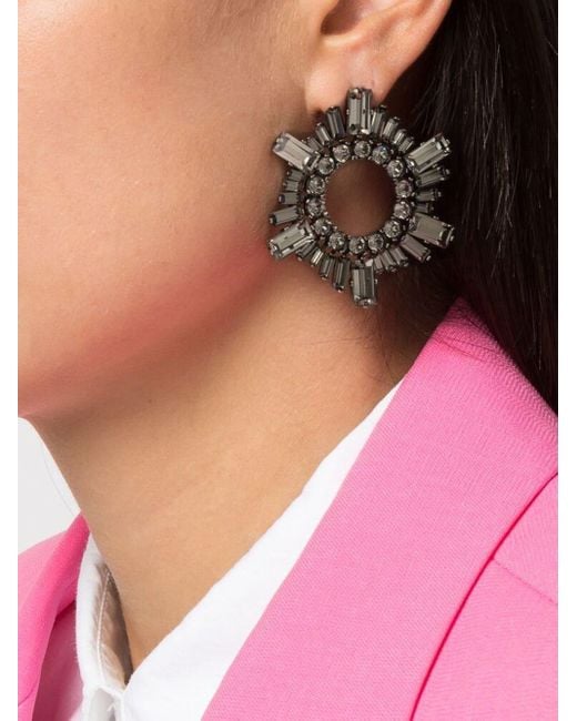 AMINA MUADDI Metallic Begum Mini Embellished Earrings