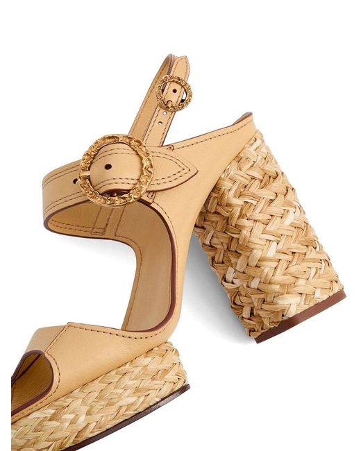Zimmermann Metallic Solena Platform Sandals