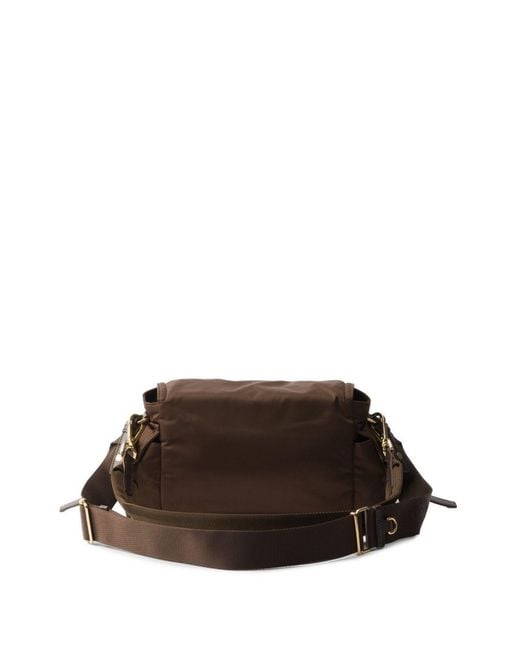 Prada Brown Explore Medium Re-Nylon Shoulder Bag