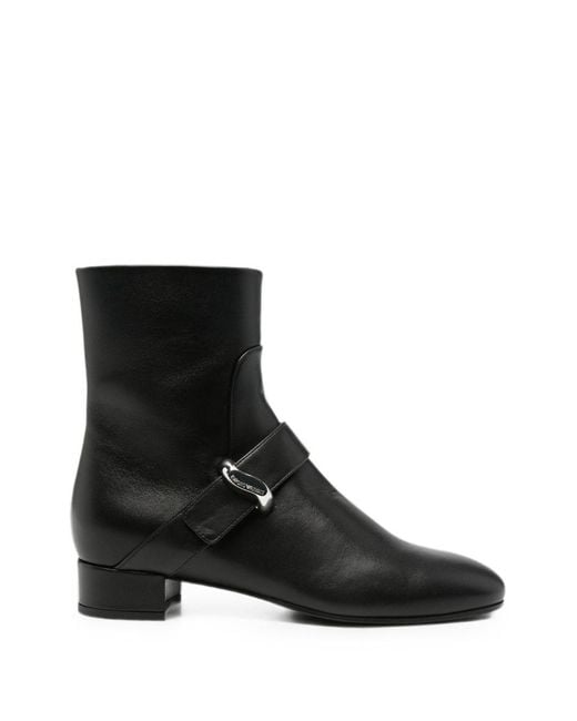 Emporio Armani Black Leather Boots