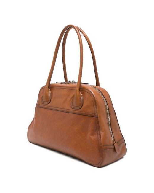 Miu Miu Brown Vivant Leather Handbag