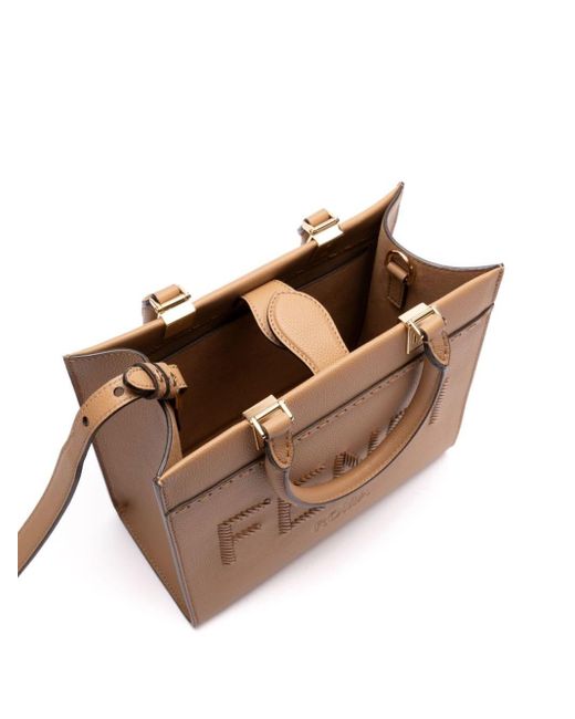 Borsa Sunshine Piccola di Fendi in Brown