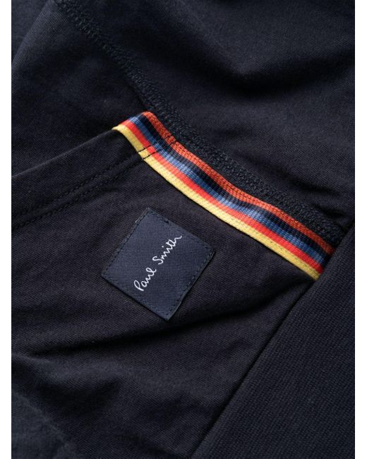 Paul Smith Blue Cotton Hoodie for men