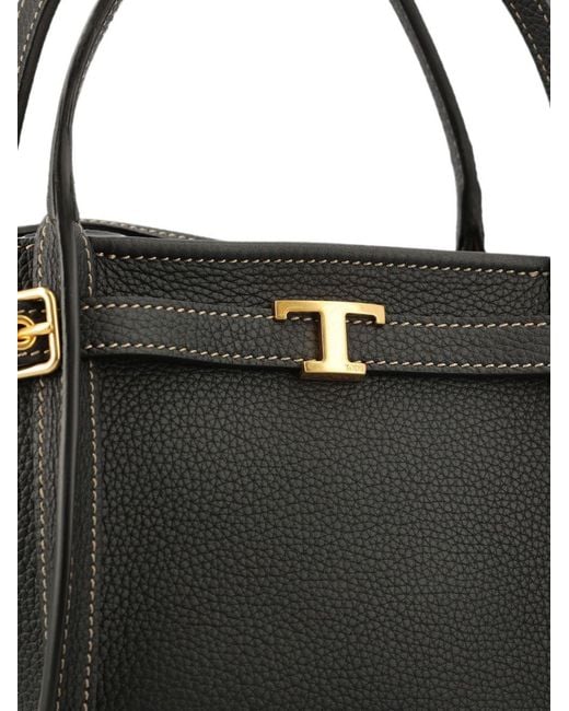 Tod's Black T Timeless Micro Leather Handbag