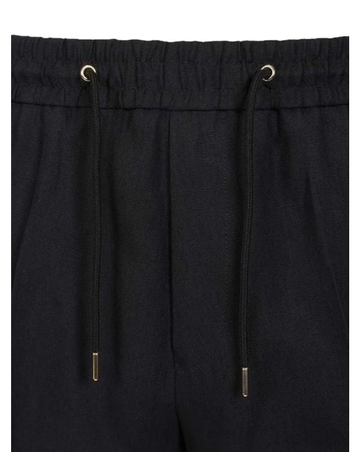 Paul Smith Black Drawcord Pants for men