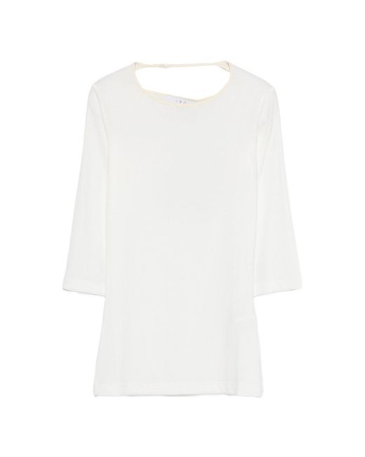 IRO White Thanya Ribbed Sweater