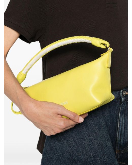 Loewe Yellow Cala Leather Pouch