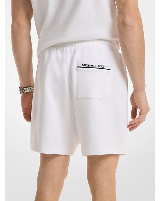 Michael Kors Blue Shorts With Logo for men