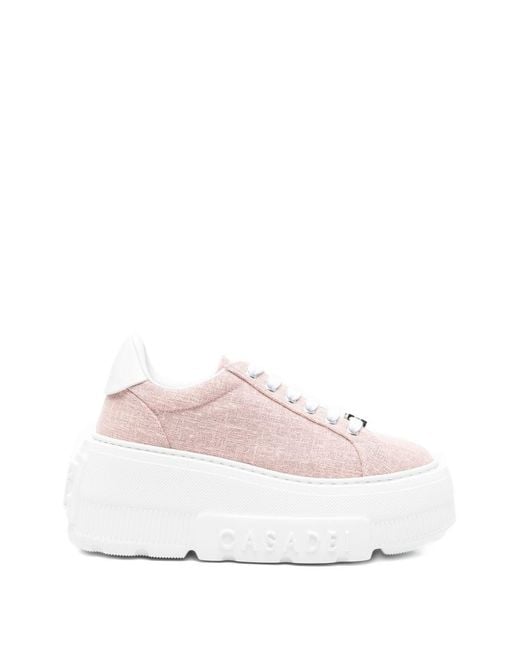 Casadei Pink Nexus Sneakers